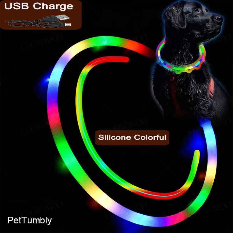 Tech Dog Accessories - 3-modi Hond Luminou Charge Kraag Led
