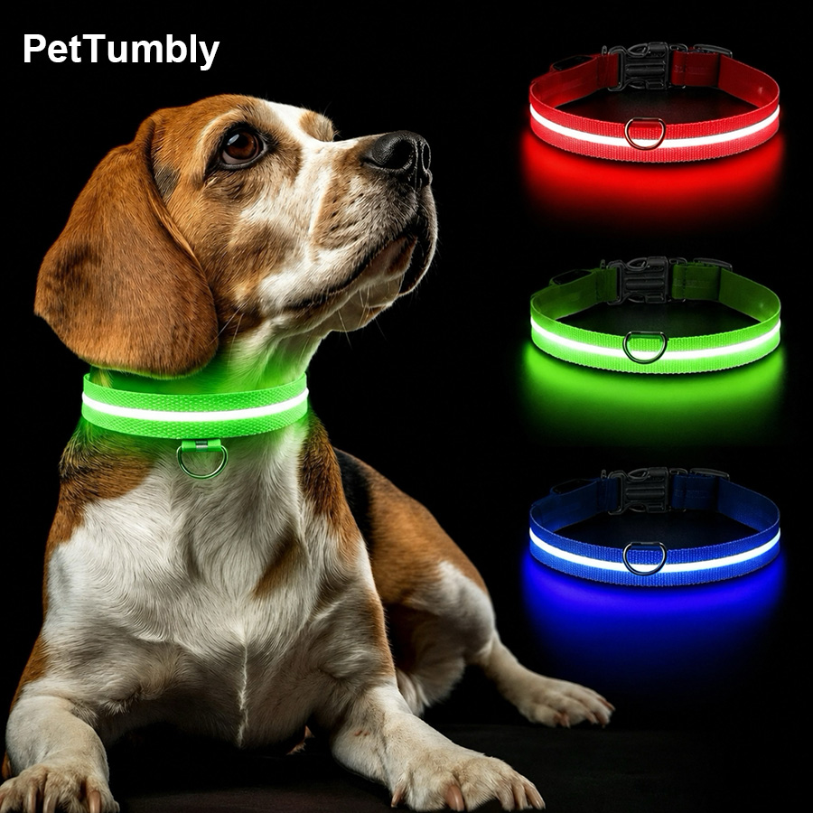 Tech Dog Accessories - 3 Modi Honden Lichtgevende Oplaadbare Halsband