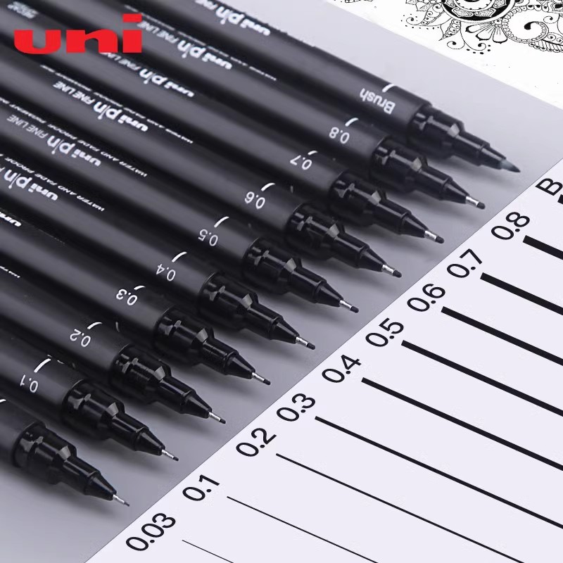 Tech Office Accessories - Japan UNI Naaldbuis Gelpen PIN-200 Comic