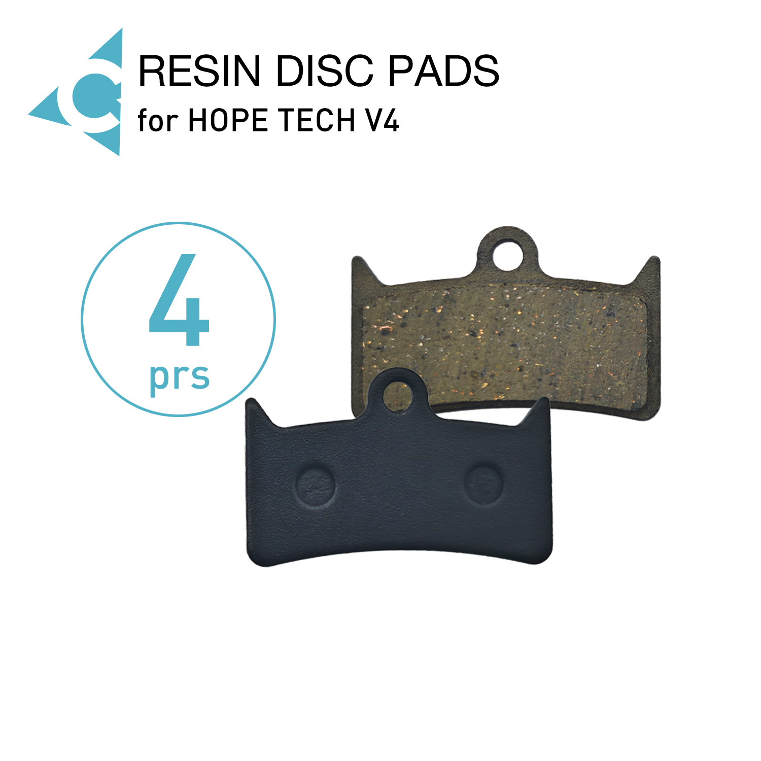 Tech Bike Accessories - 4 paar fiets schijfremblokken van hars