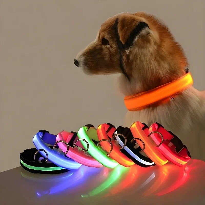 Tech Dog Accessories - Hondenriem van nylon met LED-verlichting voor