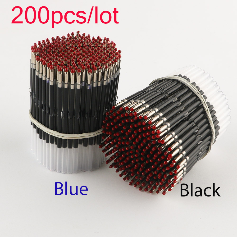 Tech Office Accessories - 200-2000 stks/partij Zwart/Blauwe Inkt Balpen Voor