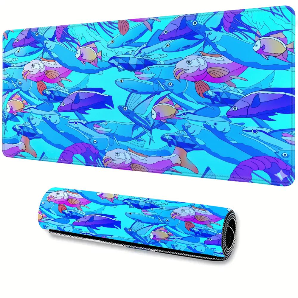 Tech Accessories For Desk - HD-print vis rubberen muismat laptop kantoor
