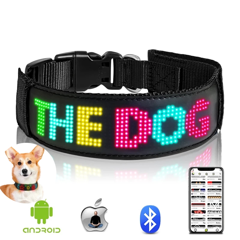Meerkleurige LED-halsbanden vo - Tech Dog Accessories recensie en prijs