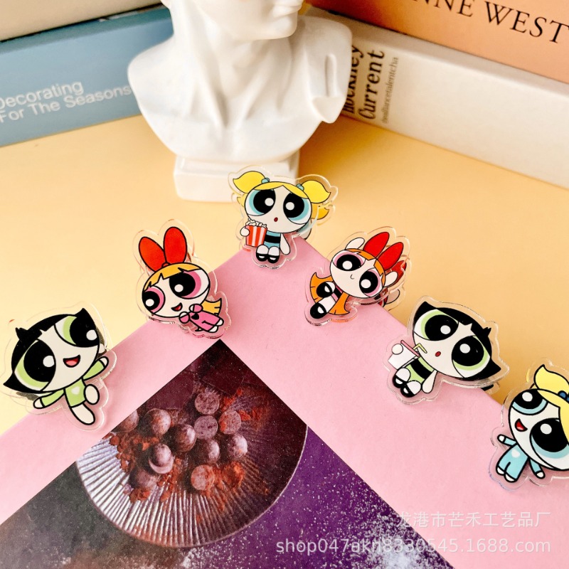 6PCS Kawaii De Powerpuffs Meis - Tech Office Accessories recensie en prijs