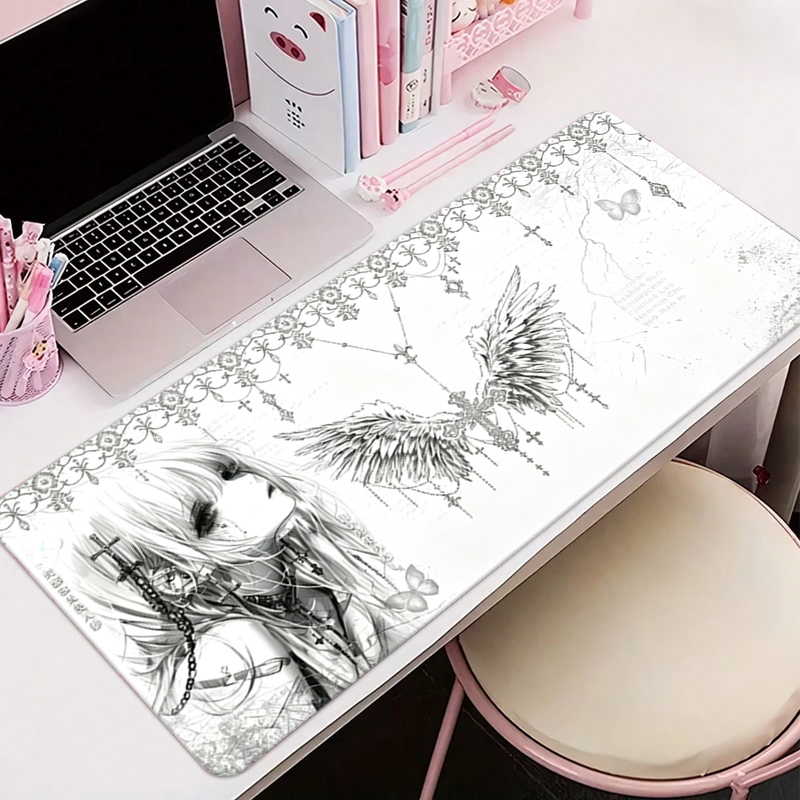 Leren muismat Zwart Wit Anime  - Tech Accessories For Desk recensie en prijs