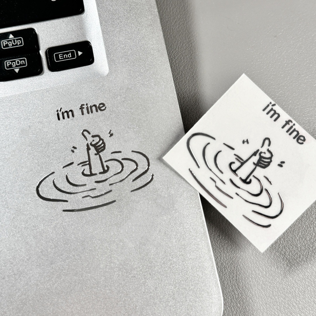 5/10 stuks I'M Fine, grappige, - Tech Accessories For Laptop recensie en prijs