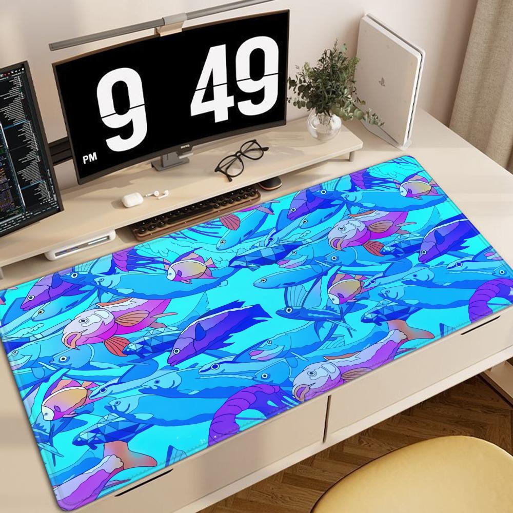 HD-print vis rubberen muismat  - Tech Accessories For Desk recensie en prijs