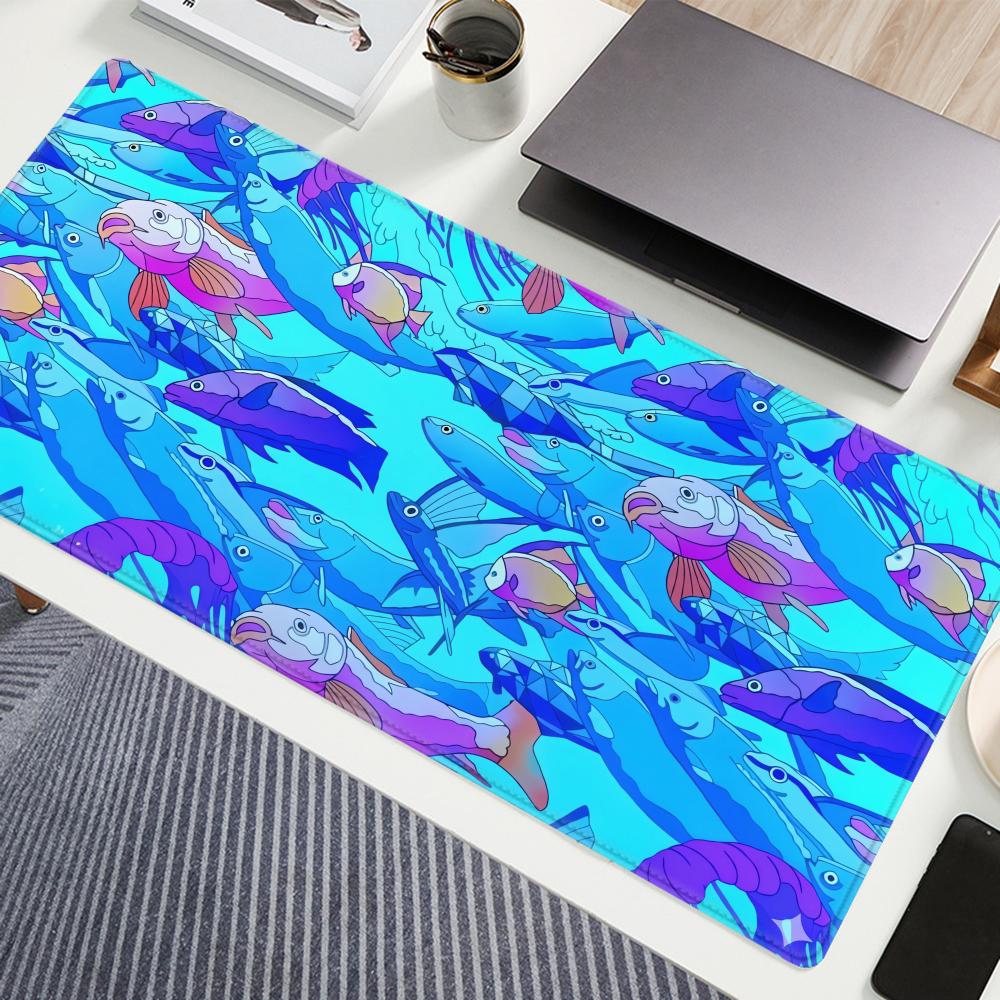 HD-print vis rubberen muismat  - Tech Accessories For Desk recensie en prijs
